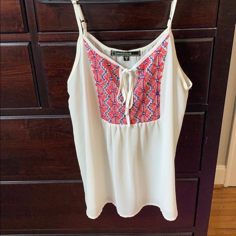 Cream tank top